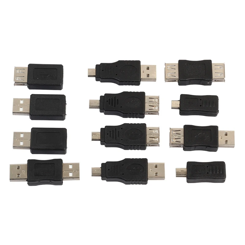 

12 шт., USB-адаптеры OTG USB 2,0