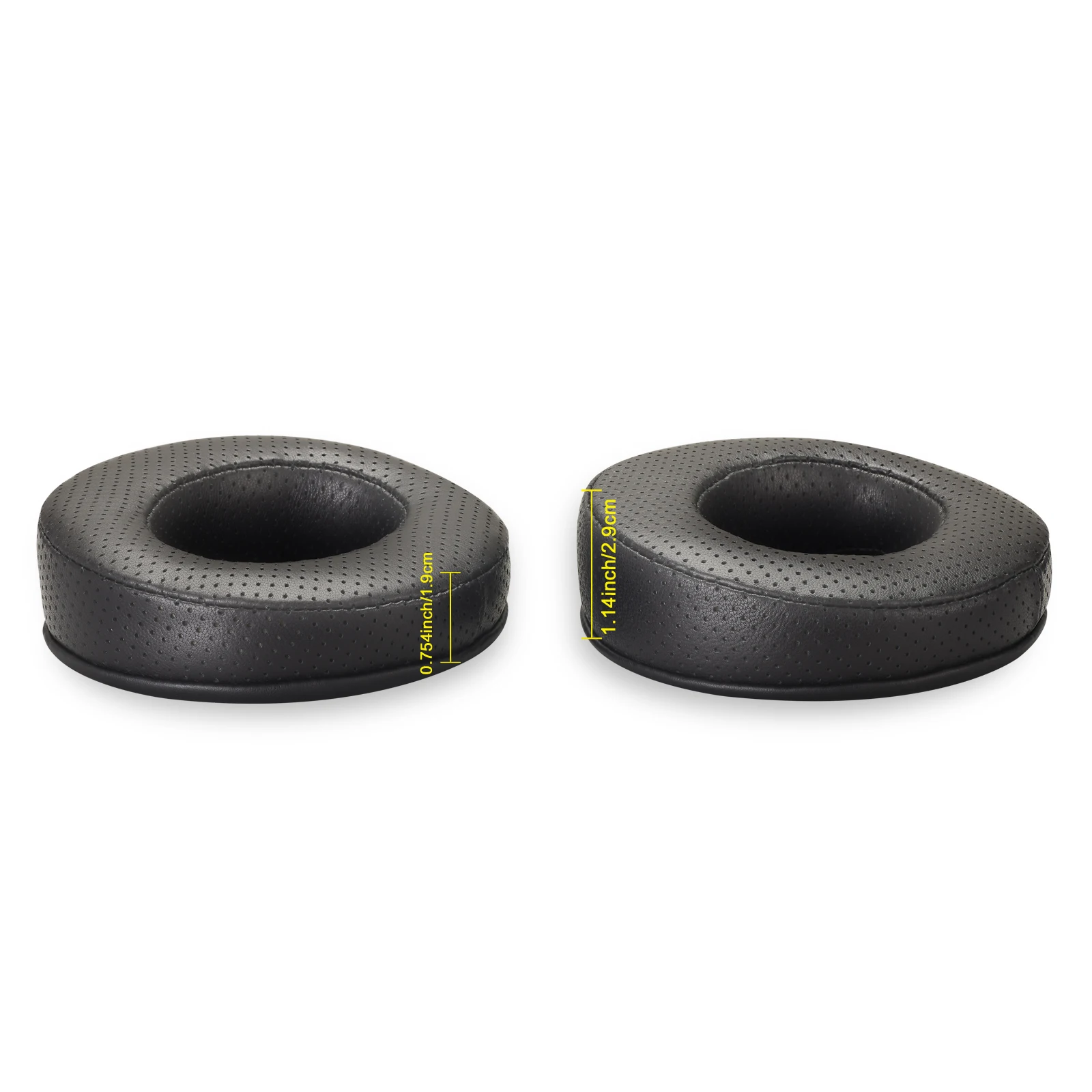 11cm Perforated Sheepskin Ear Pads Angled Ear Cushions for