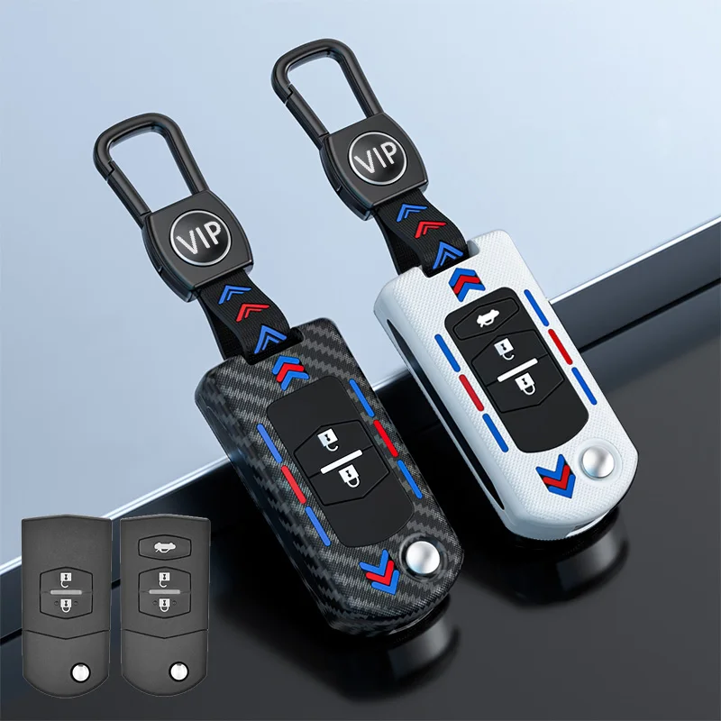 2 3 Button ABS Plastic Car Key Case For Mazda 2 3 5 6 CX 5 CX5 CX 7 CX7 Atenza CX 9 CX9 MX5 RX8