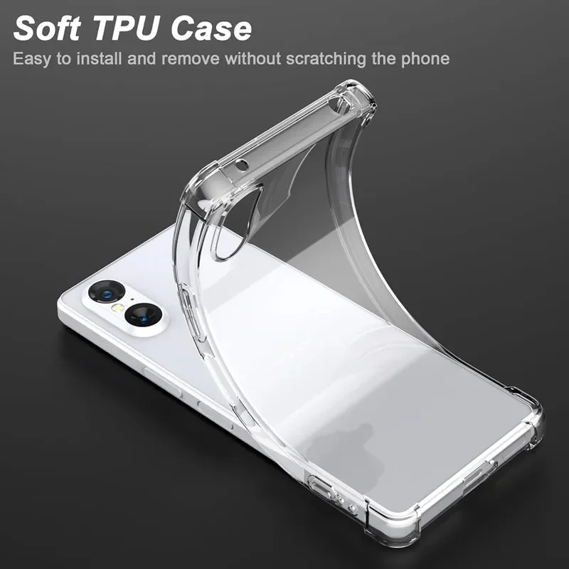 Luxury Clear Shockproof Transparent Phone Case - Premium Protective Back Cover