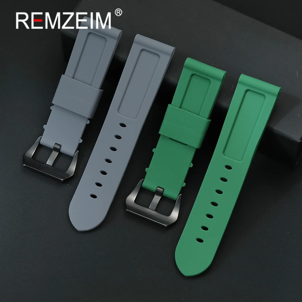 Versatile Soft Silicone Sport Watchband - Fashionable Wrist Strap in Various Colors