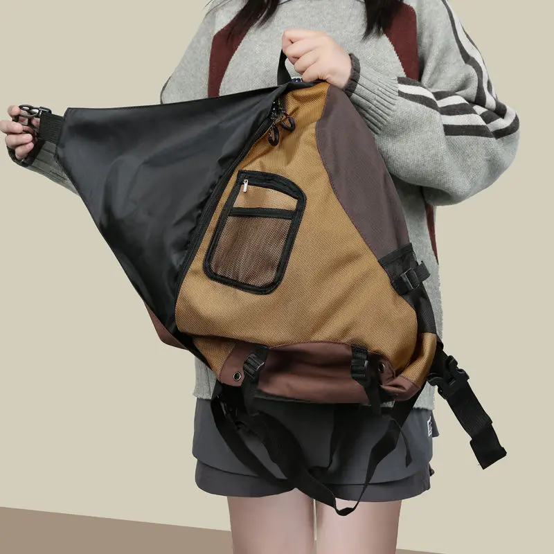 High looks mountain outdoor fashion retro waterproof commuting riding sports bow and arrow bag diagonal shoulder bag
