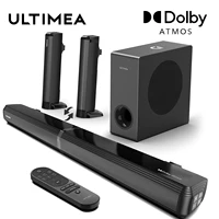 ULTIMEA 280W 4.1 Sound Bar with Dolby Atmos, 2 in 1 Bluetooth 5.3 Soundbar with Subwoofer, Home TV Soundbar Bluetooth Speakers 1