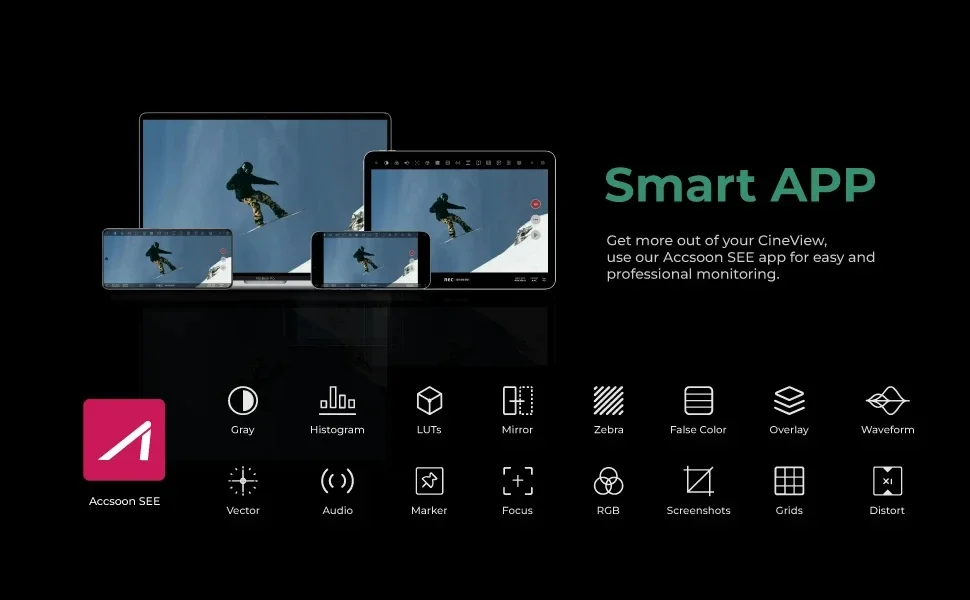 Accsoon CineView 2 SDI Wireless Video Transmission System Dual-Band SDI HDMI 150