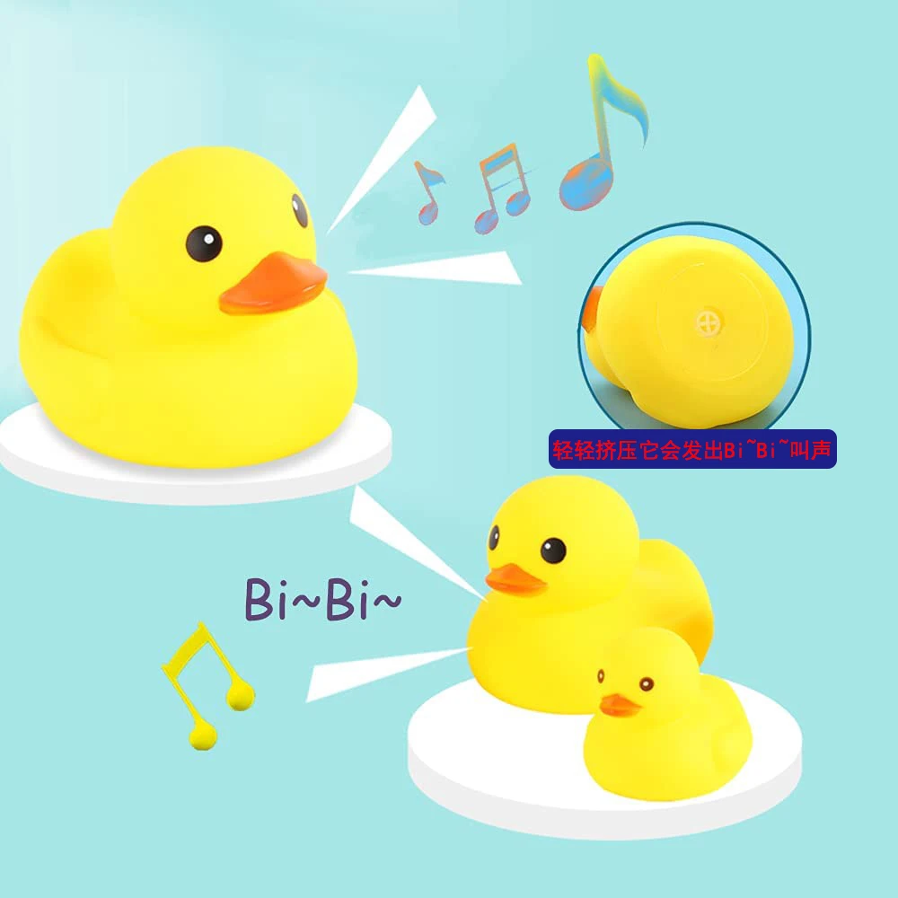 Yellow Rubber Ducks, 10/20/25/30pcs Preschool Bath Toys Bathtub Floating Squeaky Duckies Gift for Baby Shower Infants Kids 2