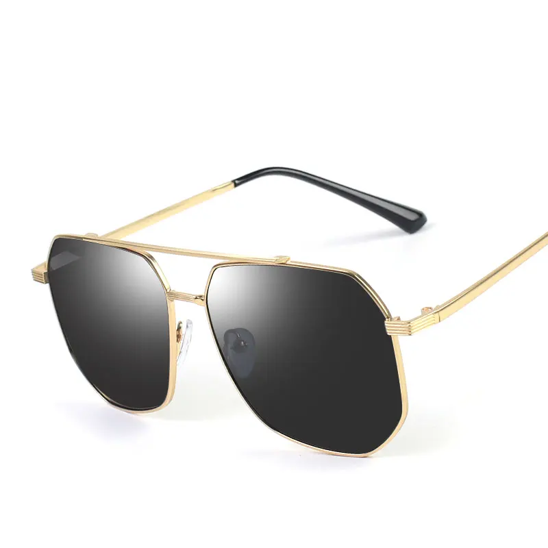 

Polarized Women's Sunglasses For Men Polygonal Metal Fishing Driving Polarizing Sun Glasses TAC Lens Anti Glare UV