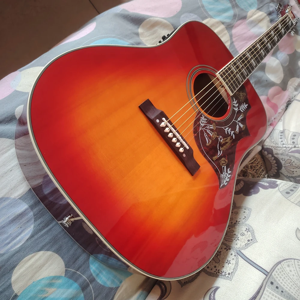 HUM-MING-BIRD Guitar Dove Pro Dove Electric Box Folk Electric Acoustic Guitar