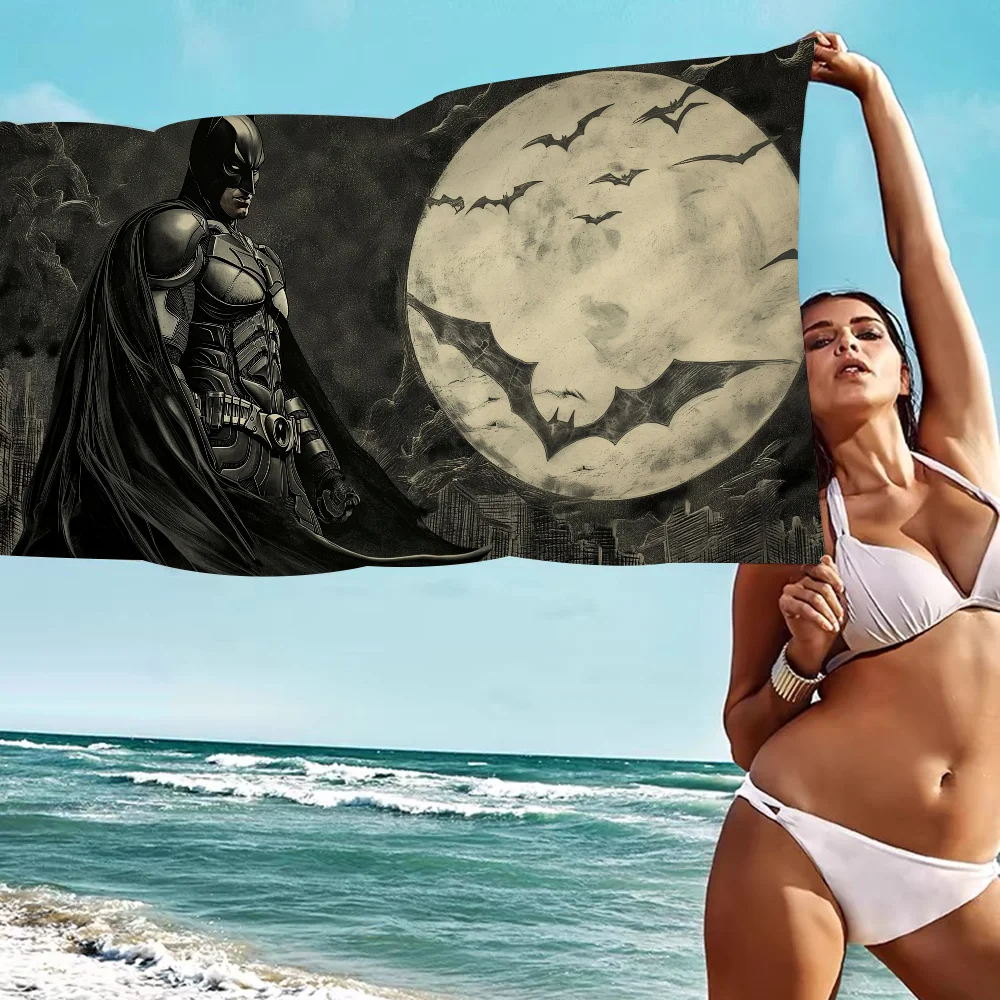 B-Batmans-S Big Microfiber Beach Towels Quick Dry Towel Sand Beach Towels Pool Towel for Travel Swim Pool Yoga 3
