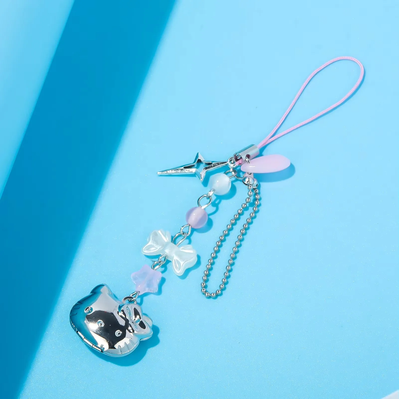 Anime keychain Anime Sanrio Hello Kitty Keychain Bag Phone Charm Lolita Goth Purse Decor Nostalgia