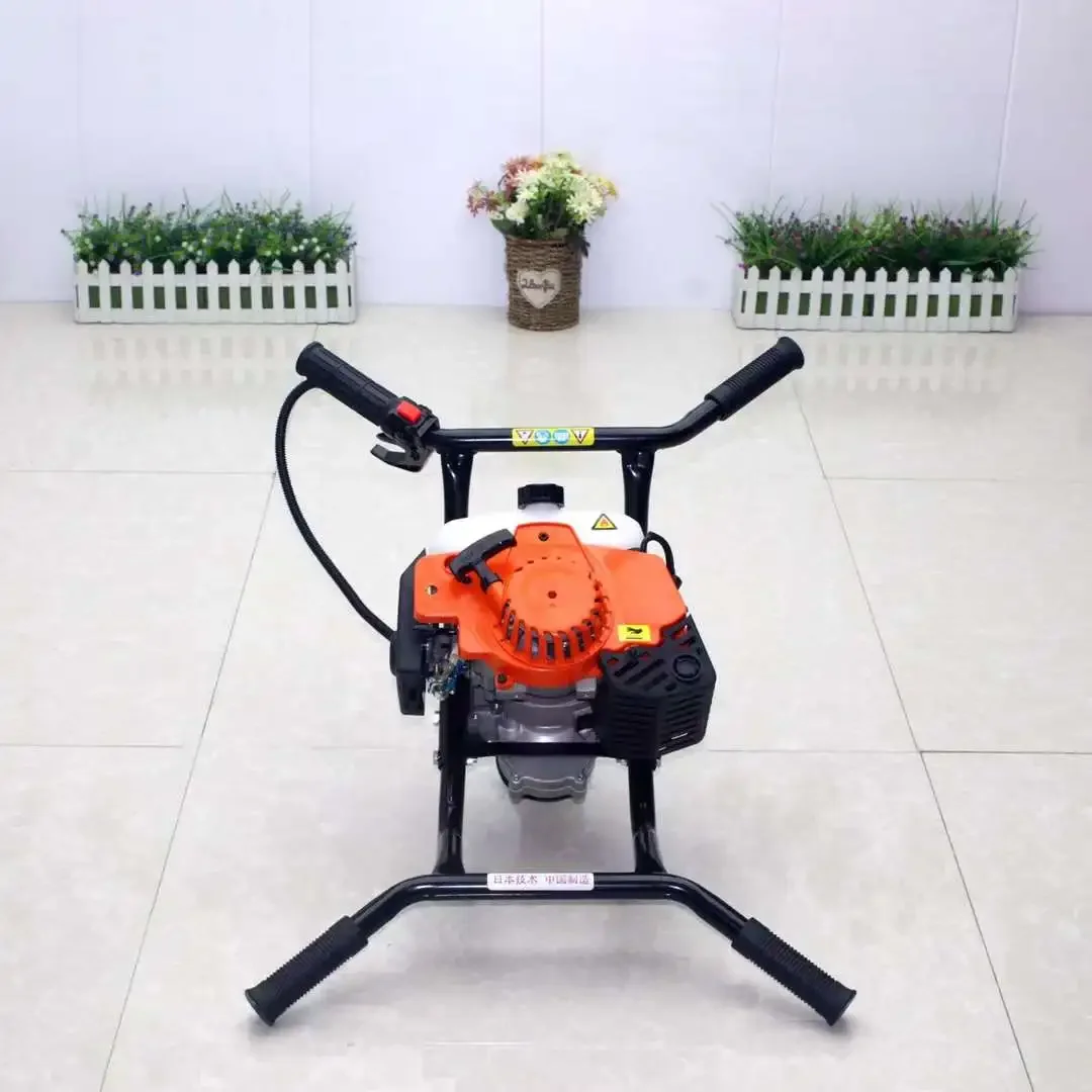 57cc Double-Person Ground Digging Machine Hole Punching Machine Small Agricultural Piling Machine Planting Fertilizer Applicator 2