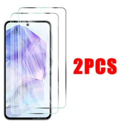 Premium Tempered Glass Screen Protector with Soft Lens Film - Galaxy A15 5G (2pcs hd)
