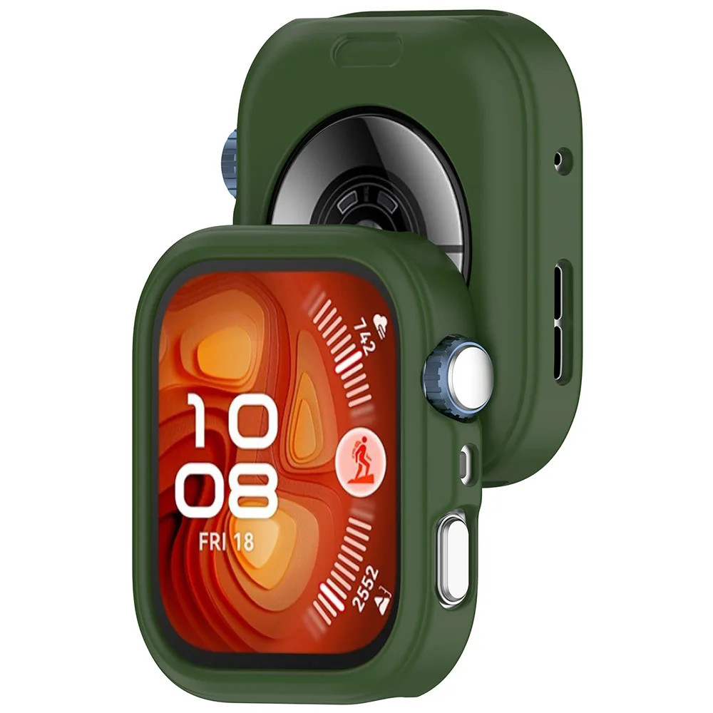 Durable Silicone Protective Case for Smartwatch with Screen Protector