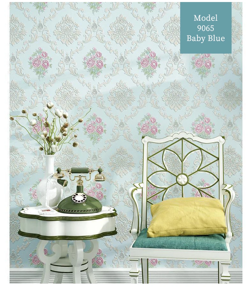 Retro Plum Blossom AB mit selbstklebender Tapeten, Schlafzimmer, Wohnzimmer, Restaurant, Heimdekoration, Tapete, selbstklebend – Detail 17