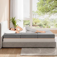 Портативный складной матрас Vesgantti, гелевая пена с эффектом памяти 15 см — складная гостевая кровать для кемпинга и путешествий — изображение 4