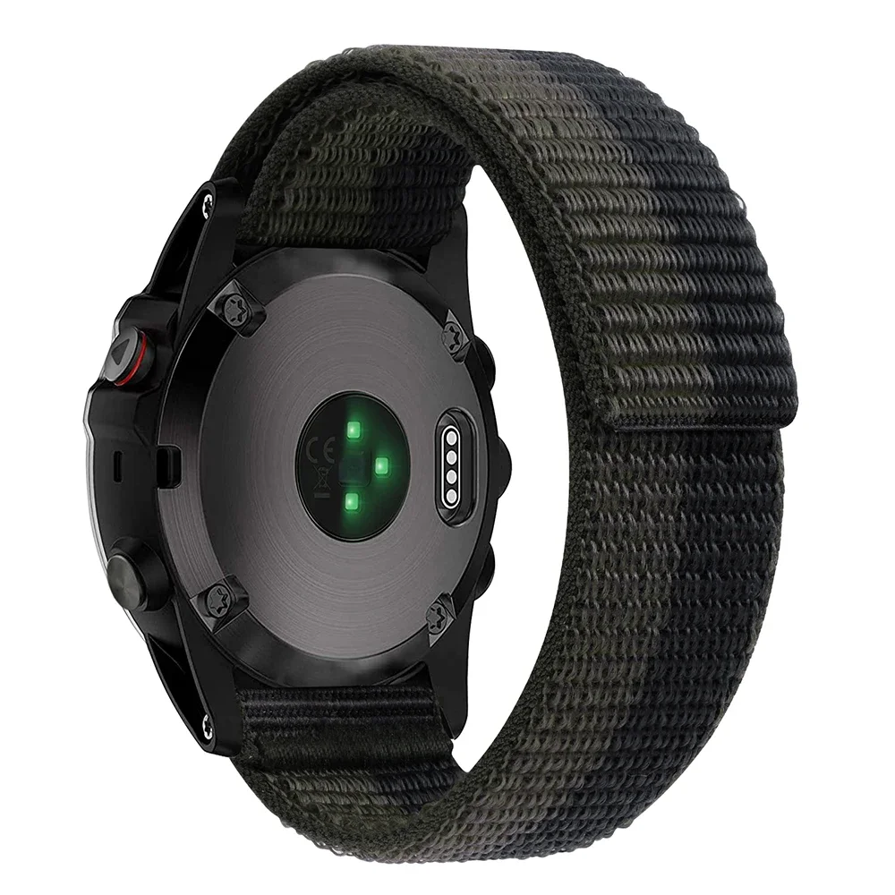 Premium Hook & Loop Nylon Strap for Smartwatch Bands - Available in 26mm & 22mm