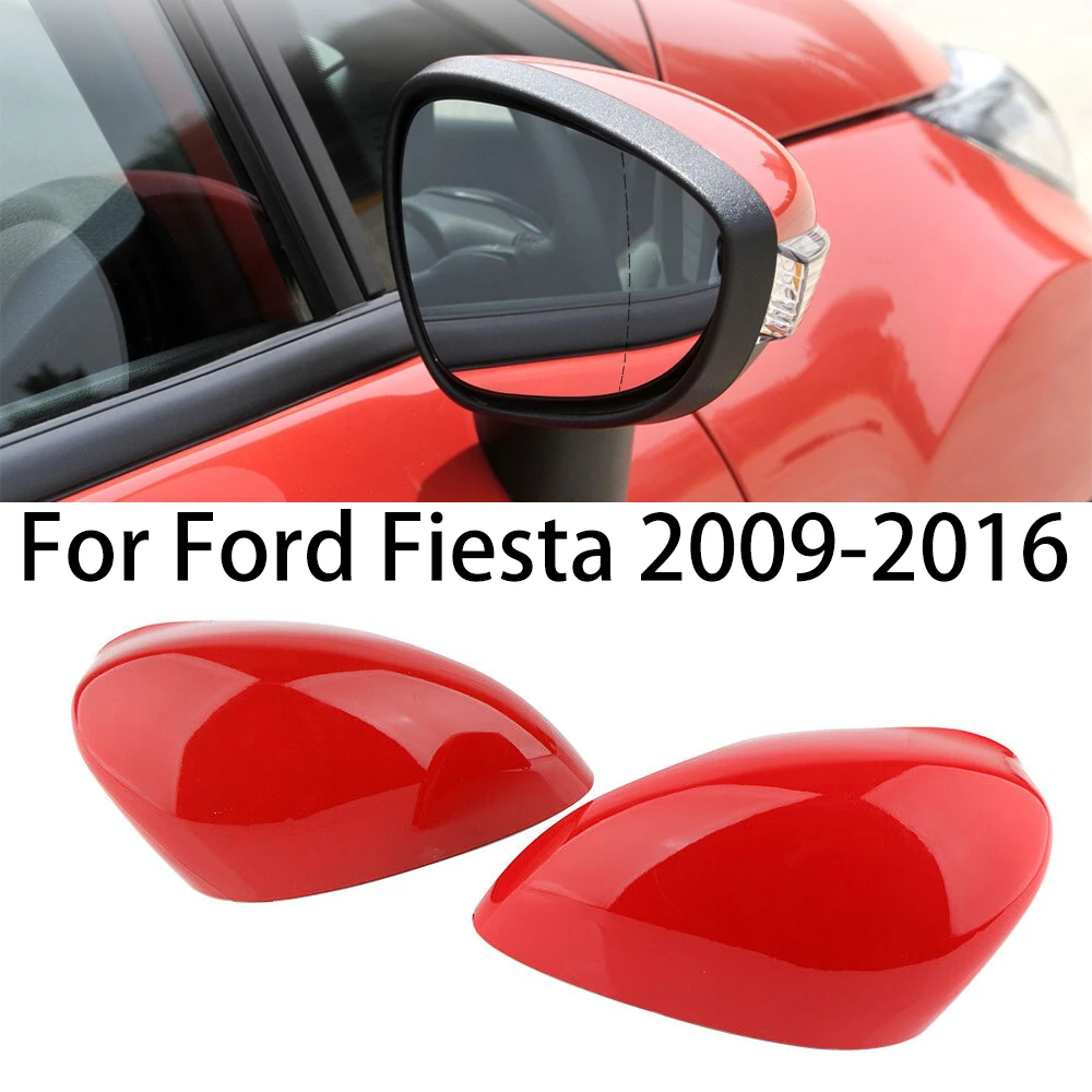 Cubierta de espejo retrovisor lateral para coche Ford Fiesta MK7 2008 2017, piezas de repuesto externas| | AliExpress