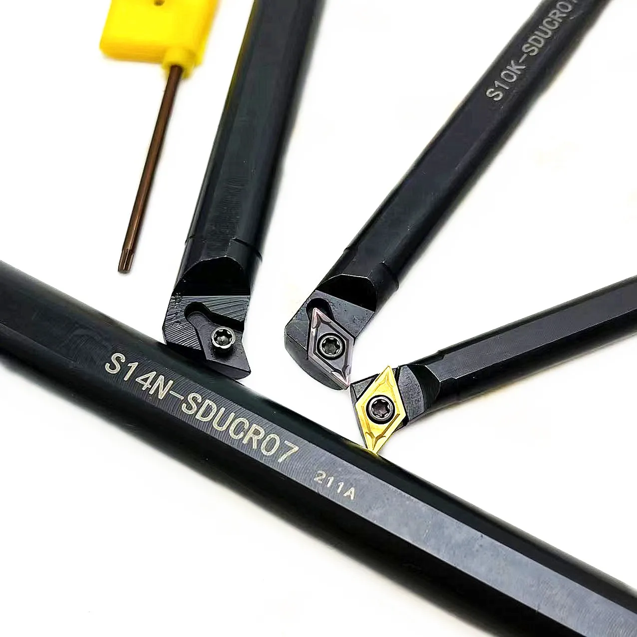 S06K-SCLCR06 Supporto Per Tornio Per Barra Di Alesatura + 10 Inserti In Carburo CCMT060204-HM