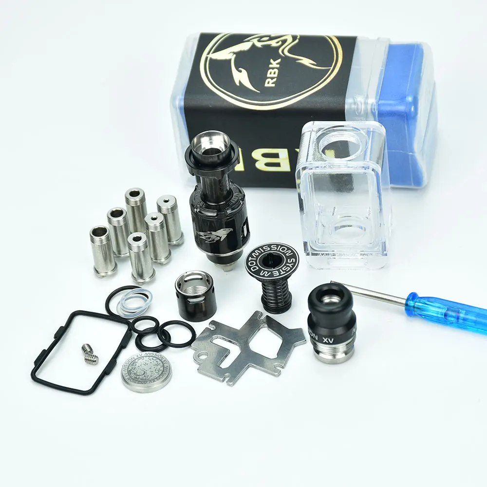 

Испаритель RBA wolfcoolvape MISSION KB2 Style, полный комплект воздушных штырьков 1,0/1,2/2,0/2,5/3,0/3,5 мм для DotAIO V1 V2