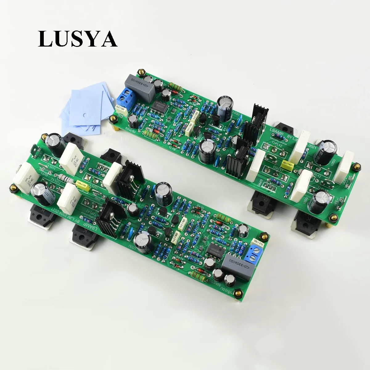 Bordo Finito Di Diy Dell'Amplificatore Di Potenza Combinato Fase Anteriore E Posteriore Della E405-Mod Di Accuphase Della Gola Dorata