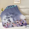 K-pop S-SEVENTEEN skicomfort warm Soft Baby blanket suitable Home Kids Lunch Blanket Suitable for Home Office Daily Use Cover 4
