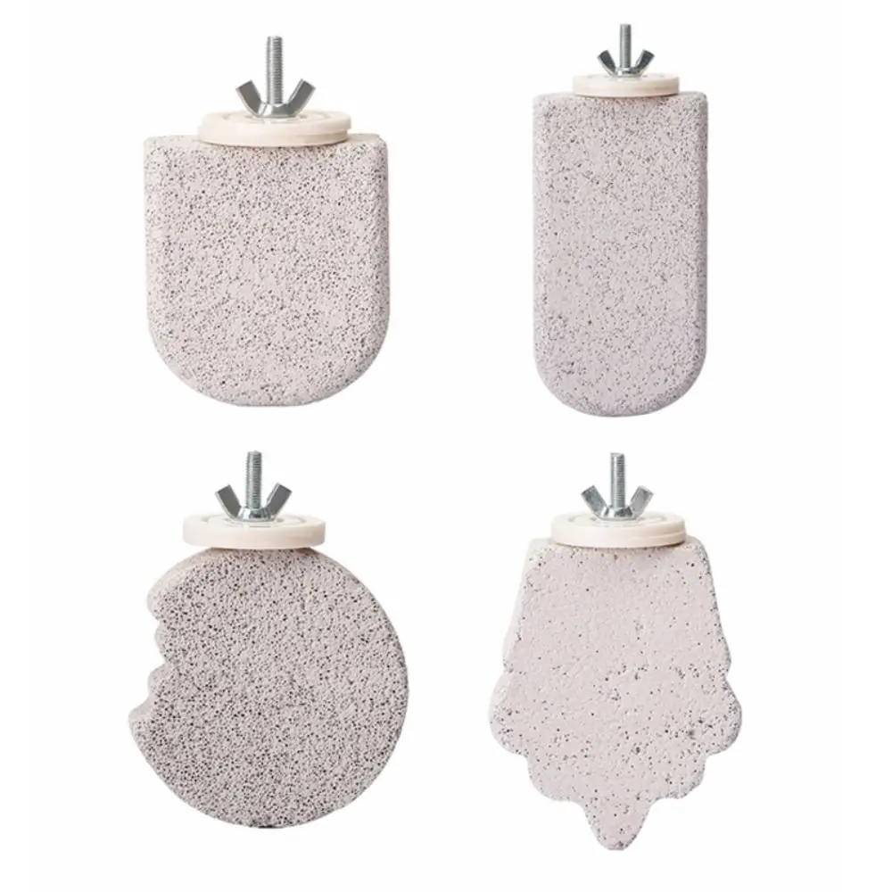 Pumice Parrot Stand Board Claw Grinding Tooth Grinding Bird Perch Stand Detachable Birdcage Accessories Bird Resting Platform