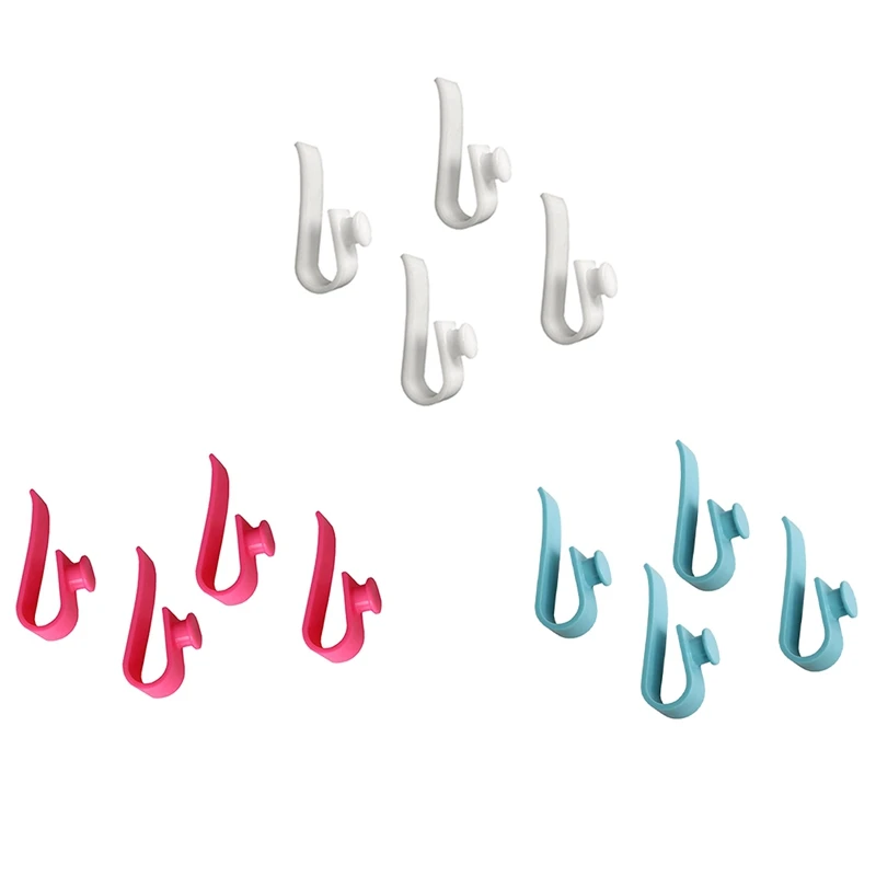 

4PCS Beach Bag Hooks Accessories For Bogg Bags, Insert Charm Cutie Cup Holder Connector Key Holder Mask Holder