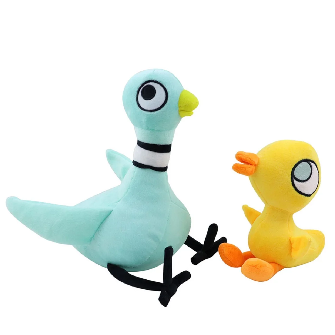 25 cm „Don't Let the Pigeon Drive the Bus“ Mo Willems Pigeon Plüschtier Film Kuscheltiere Spielzeug für Kinder Geburtstagsgeschenk Raumdekoration