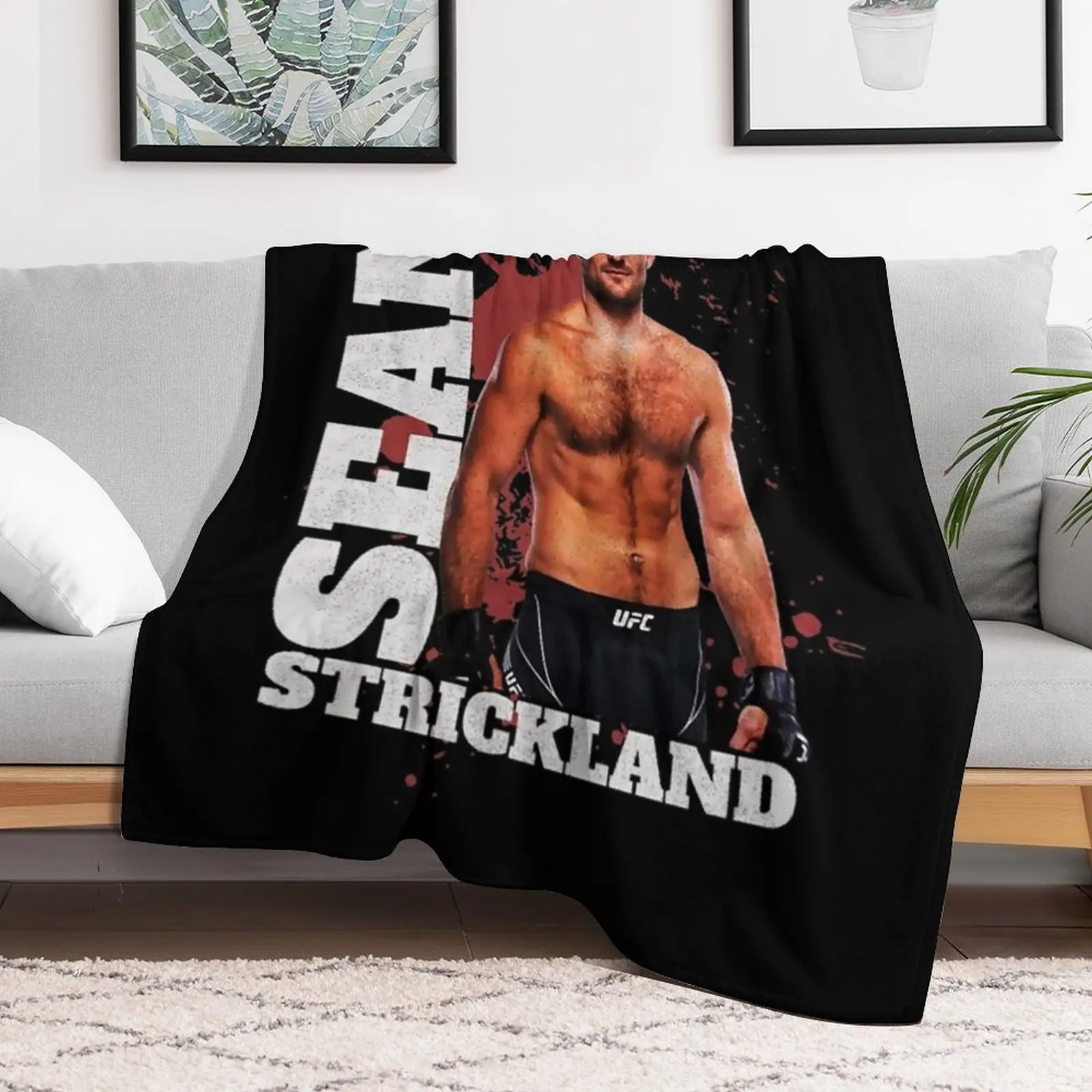 sean strickland Fighter Throw Blanket anime for babies Blankets 2