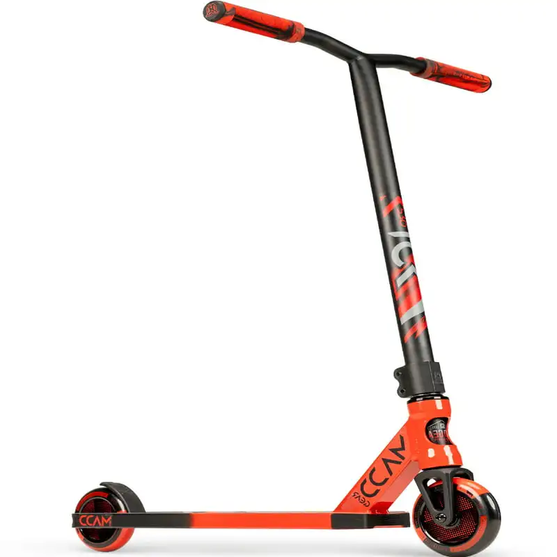 

Pro Stunt Scooter for Ages 6 + Strong Aluminum 5" Wide Lightweight Deck - Designed for Skatepark Use
