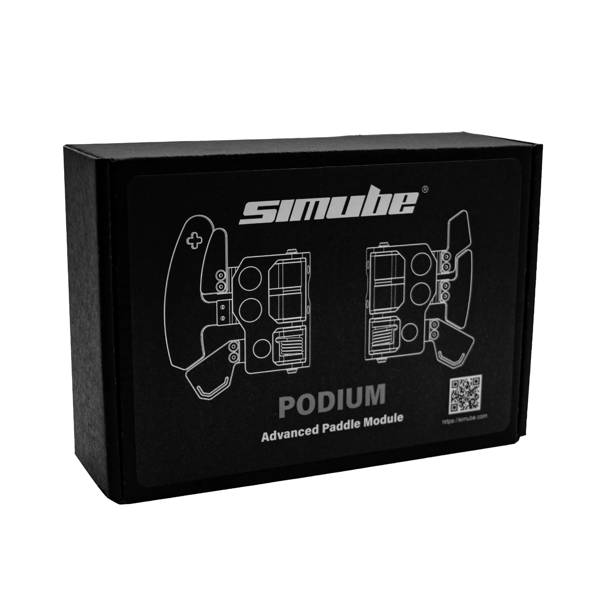 Simube Podium Advanced Paddle Module for Fanatec Carbon Fiber 