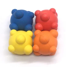 

Dog Toy Rubber Ball Chew Dispenser Leakage Food Play Ball Interactive Pet Dental Teething Dogs Training Playing Toy Random Color