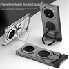 For Honor Magic V3 Magnetic Metal Shockproof Phone Case Aluminum Alloy wireless charging 360° Stand Cover DYKJLBJN