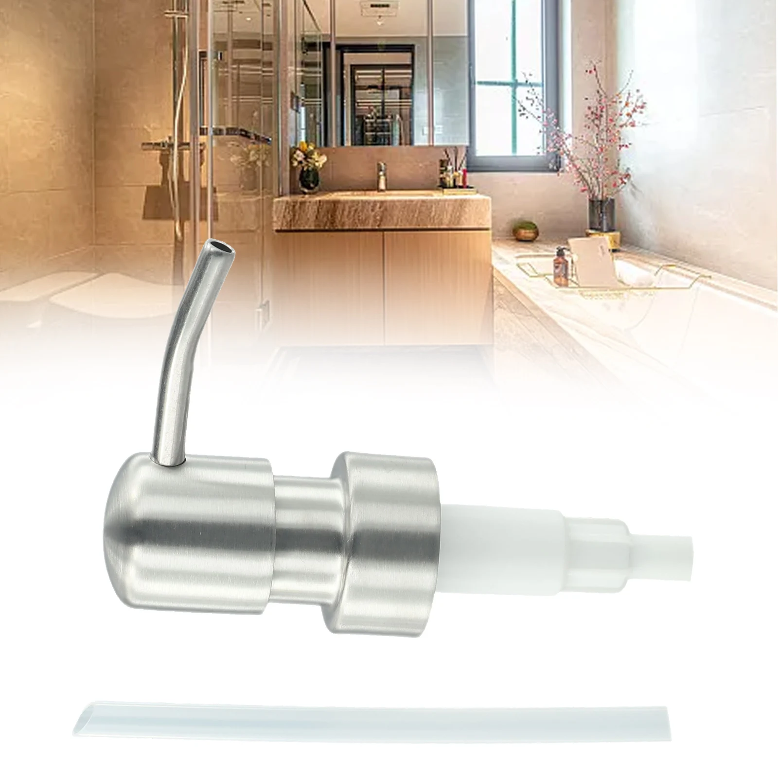 

High Quality Pump Head Lotion Dispenser Accessory Useful Adapter Assembly Bathroom Compact Fitting Home Hootel