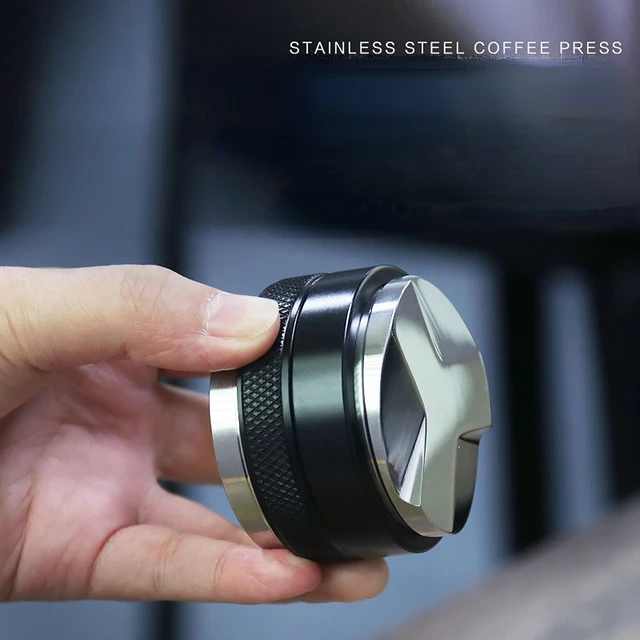 51/53 Mm -Es Kávé -Forgalmazó És Tamper Dual Head Coffee Leveler Csere Rozsdamentes Acél Por Kalapács Kézi Tamperek - Image 2