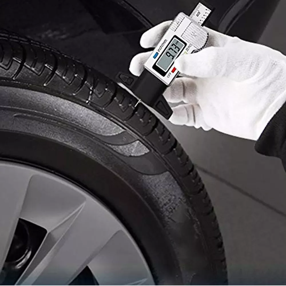 Tyre Tread Depth Gauge Digital Caliper Auto Tire Wear Detector