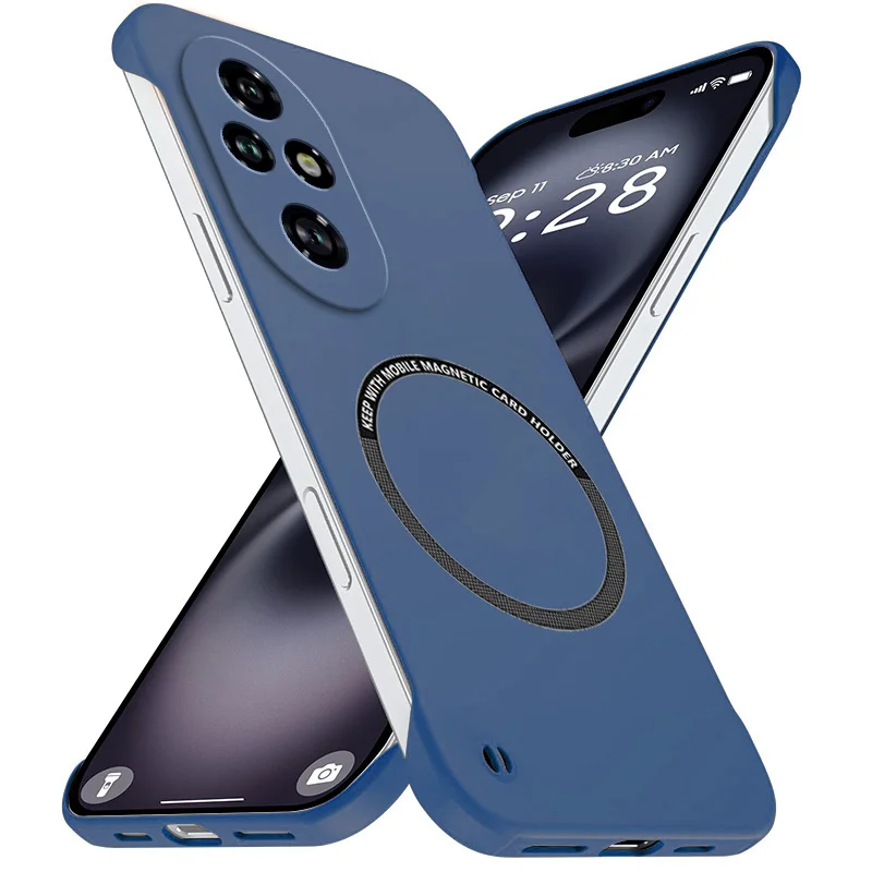 Magnetic Slim for Honor 200 Pro Frameless Phone Cases Matte Anti-Scratch Hard Cover Honor200 200Pro Borderless Shockproof Armor - Image 3