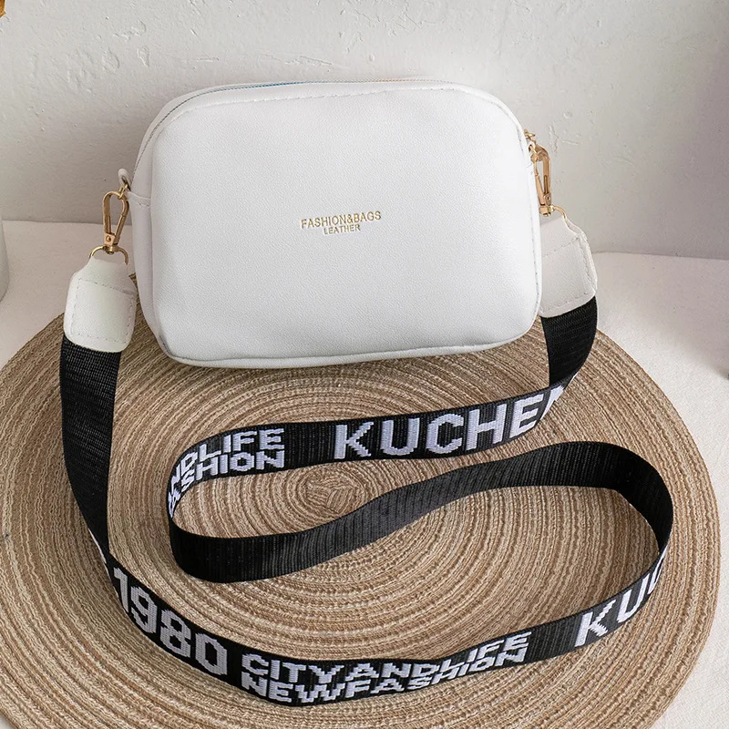 Women's shoulder bag crossbody bag ladies handbag Small Spring And Summer Square Contrasting Letters Single Shoulder