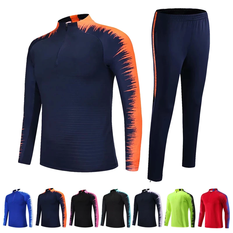 

2020 Kids Adults Soccer Jerseys Sets Survetement Football Kits Men Child Running Jackets Sports Training Tracksuit Uniforms Suit