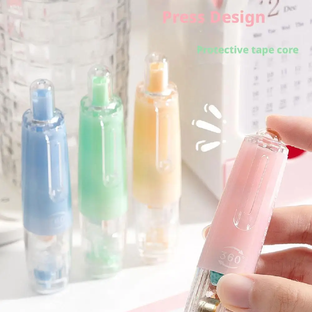 5m*6mm Cute Dots Glue Tape DIY Scrapbooking Collage Photo Album School Stationery Double Sided Adhesive Roller TapeSchool Office 6