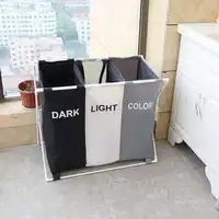 1/2/3/ Grids Foldable Laundry Basket Organizer For Dirty Clothes Toy Laundry Hamper Large SorterCollapsible Folding Basket 1
