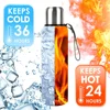 Large Capacity 500/1000ml Thermal Bottle Vacuum Double Wall 304 Stainless Steel Hot Cold Water Flask Thermos Coffee Mug 2