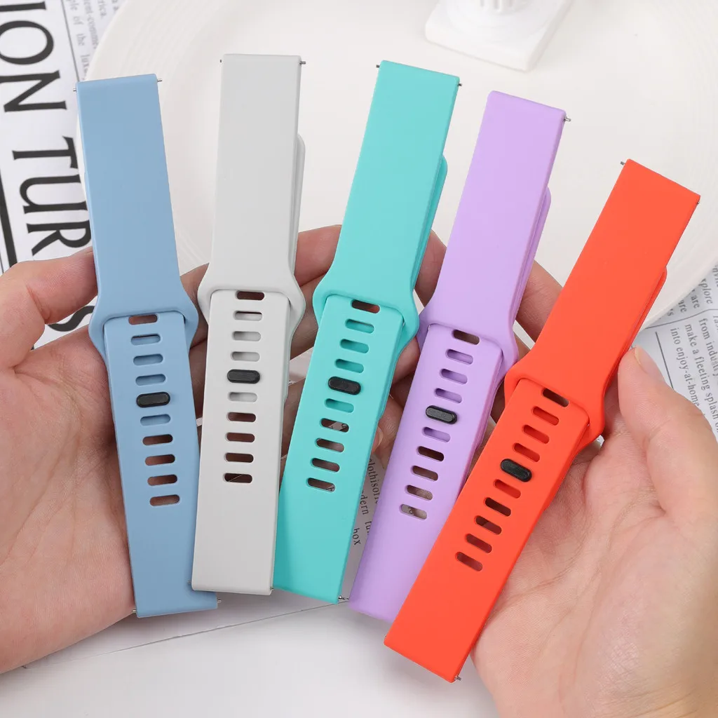Premium Silicone Sport Strap for Smartwatch - Durable and Comfortable Wristband Accessory