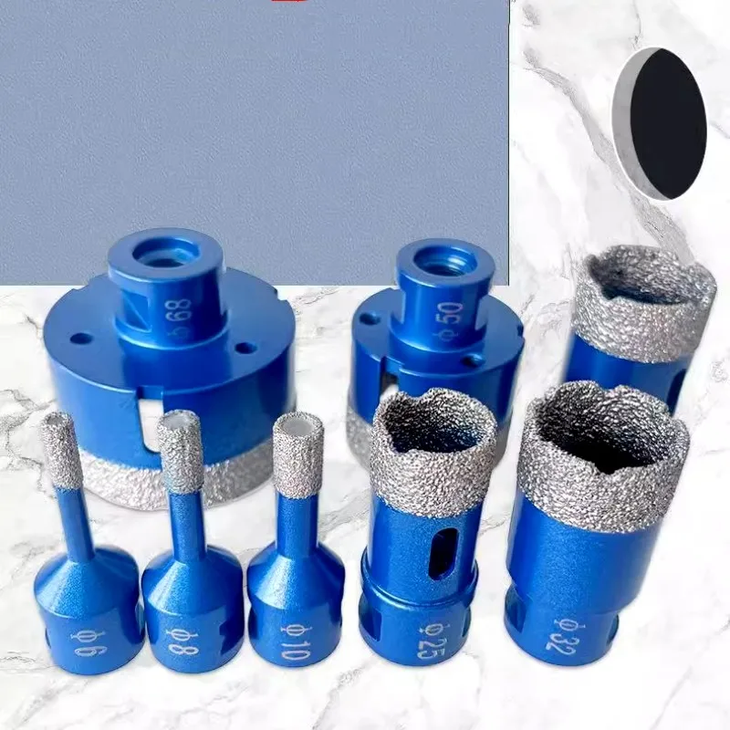For Marble Granite Porcelain Tile Vacuum Brazed Diamond Core Drill Bit - View #9
