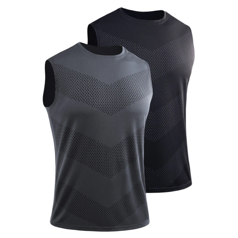 1 Piece Men's Sports Sleeveless Tank Top Quick Dry Shoulder Printed Basketball Running Marathon Fitness Clothing men undershirt,compression t shirt,short sleeve undershirt,quick dry t shirt,sports sleeveless vest,cotton sleeveless t shirt,camping lights,men wrestling singlet