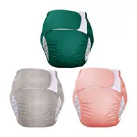 Reusable Adults Cloth Diapers Wraps Incontinence Underwear Sturdy Leak 1