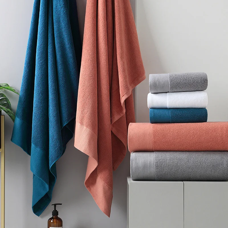 Cotton Bath Towel Thick Large Bath Towel Egyptian Cotton Soft Absorbent Top Luxury 7 Star Hotel Beauty Salon Bath 90x180cm 6