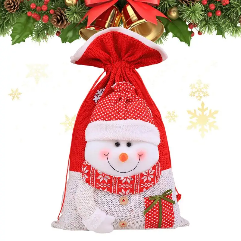 

Рождественские гусиные Сумки на шнурке, шнурок, сумки для упаковки подарков, сумки для подарков с кулиской на Рождество