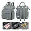 LEQUEEN 2 In 1 Folding Mommy Bag Large Capacity Mother Backpack Diaper Stroller Bags For Babies Diaper Bag Organizer Handbag 3
