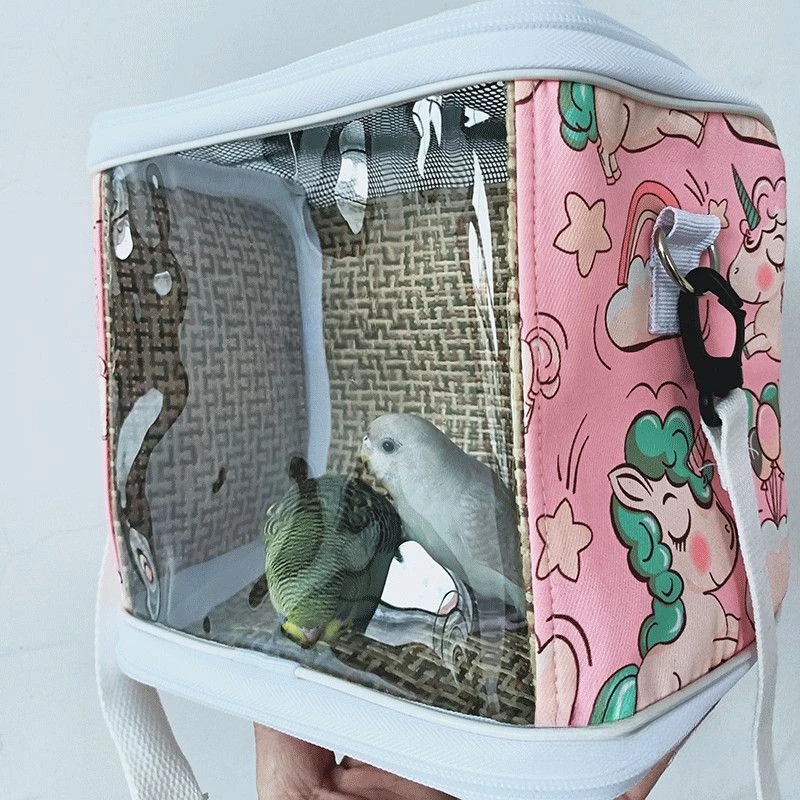 Multi Sized Pet Outdoor Bag Portable and Detachable Parrot Phoenix Hamster Flying Kangaroo Guinea Pig Birdcage Pet Bag pet carrier bag