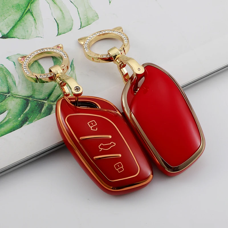 소프트 TPU 셸 자동차 키 케이스 커버, 자동차 액세서리, Saic MG ZS EV MG6 EZS HS EHS 2019-2022 Roewe RX5 I6 I5 RX3 RX8 ERX5 MG5